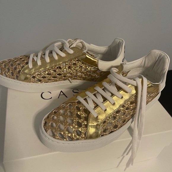 Casadei Versila Flash Oro kicks - Picture 3 of 9